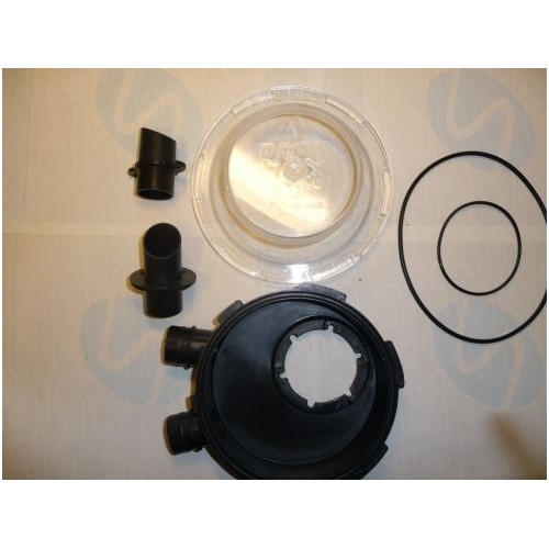 Plastic cover for multivalve mim