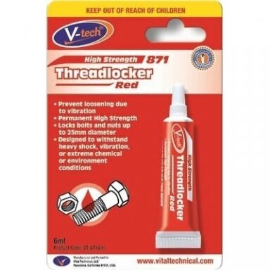 Sriegiu fiksatorius Red 6 ml